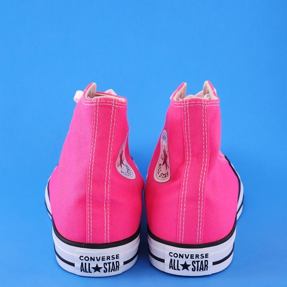 Converse CTAS Hi 'Hyper Pink' Canvas Unisex Sneakers 170155F NWT - Picture 5 of 6